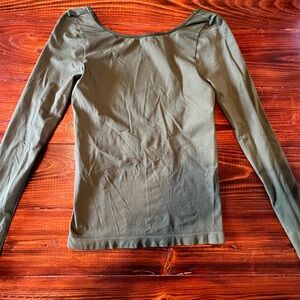 FP Movement by Free People Olive Long Sleeve Top